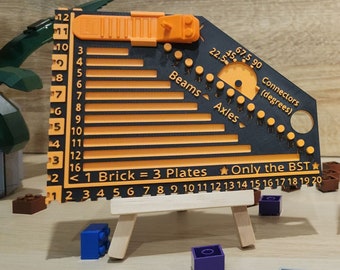 Brick Ruler - Brick Sizing Tool - Lego Compatible