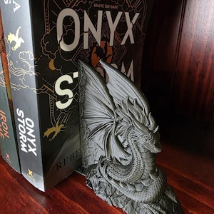 Serre-livres Dragon Majestueux – Décoration intérieure fantastique, cadeaux uniques pour les amoureux des livres image 4