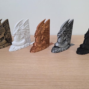 Serre-livres Dragon Majestueux – Décoration intérieure fantastique, cadeaux uniques pour les amoureux des livres image 10
