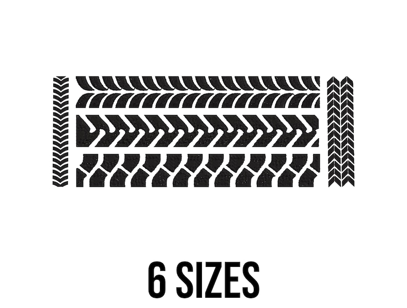 Tire Tread Embroidery Design - off Road Tire Tread Embroidery Design ...