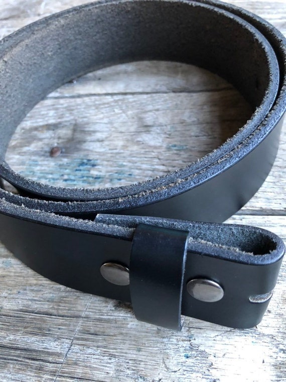 interchangeable belt buckle strap