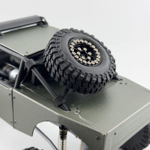 Tire Rack For Little Guy Racing Parts SCX24 R-Factor Chassis | 3D Print File