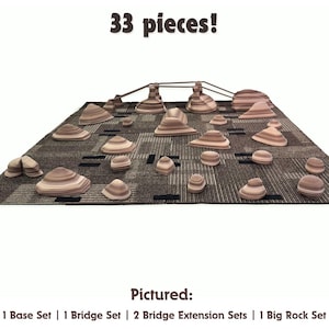 RC Rock Crawler Course Obstacles | 1/24 1/18 Scale | Configurable | 3D Printed | SCX24