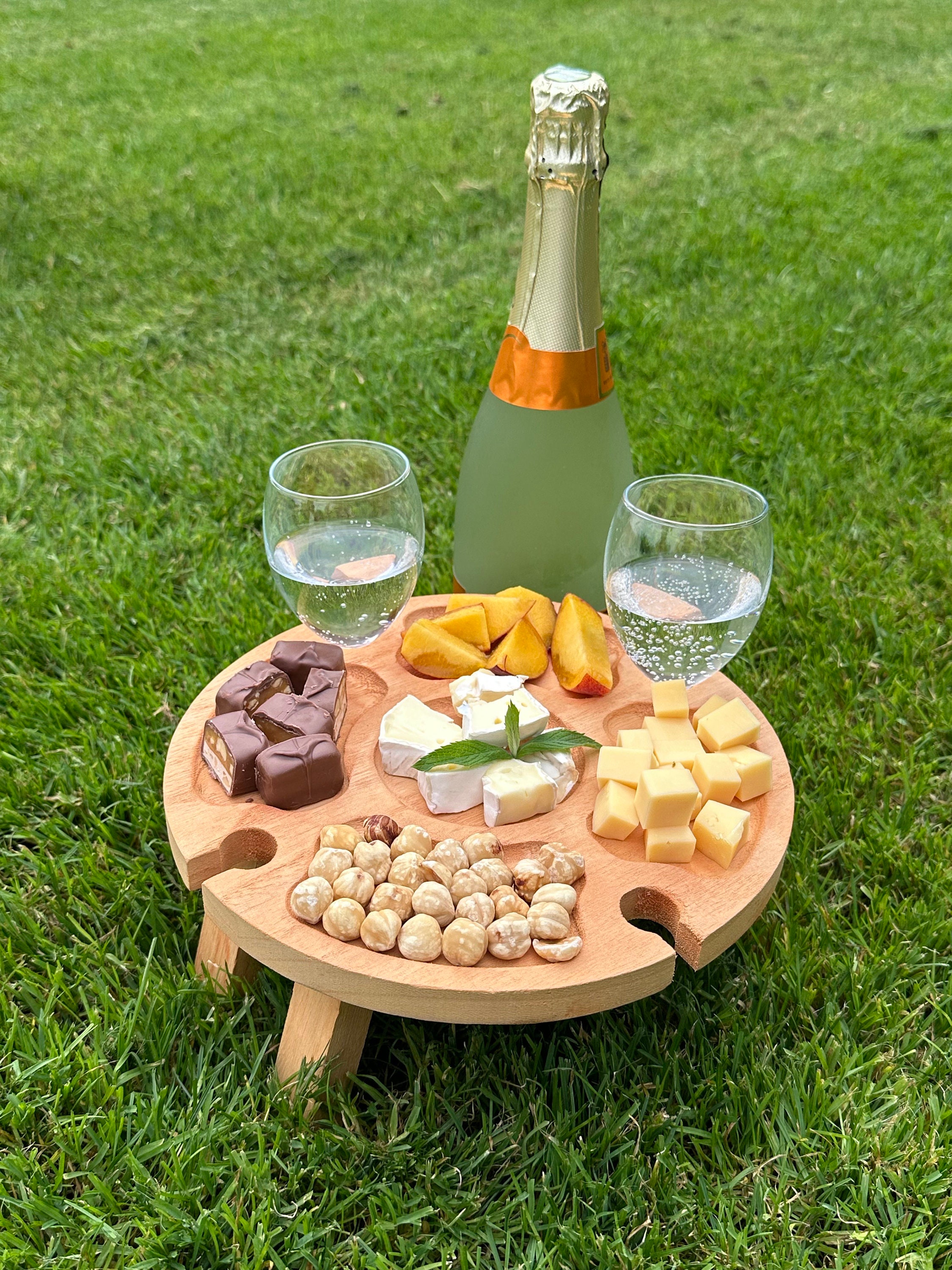 Wine Cheese Caddy Etsy