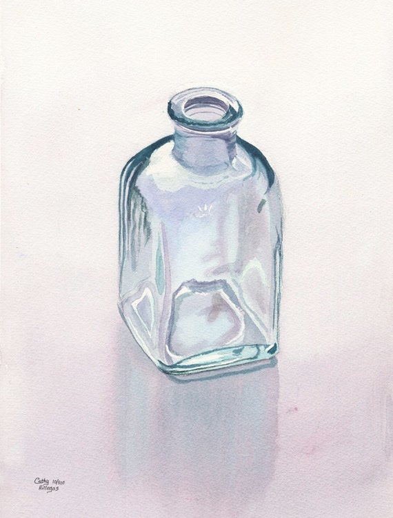 Watercolor glass discount