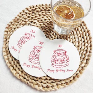 Porta-copos para bolo de aniversário, porta-copos de papel, porta-copos de bar, eventos empresariais, presente para padrinhos, porta-copos de cerveja, lembrancinha personalizada para festa de aniversário