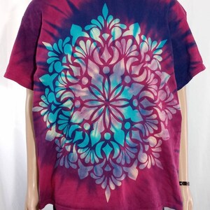 Tie Dye Shirt, Tie Dyed Shirt, Tiedye Shirt, Mandala Tie Dye, Rainbow Tie Dye, Snowflake Tie Dye, Reverse Tie Dye, Reversed Tie-dye, A15