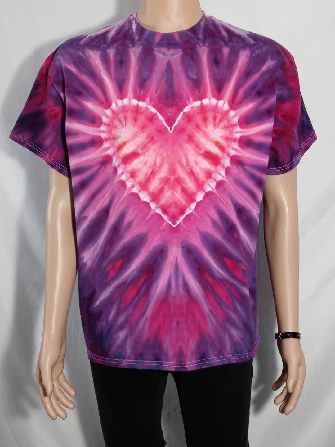 Tie Dye Shirt, Tie Dyed Shirt, Tiedye Shirt, Ice Dye Tie Dye, Heart