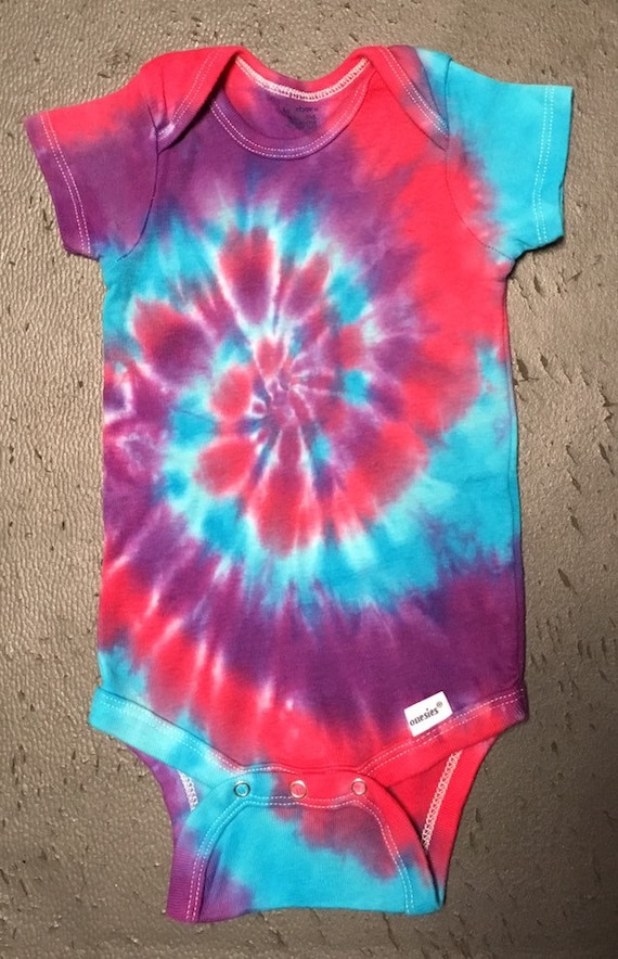 tie dye onesie