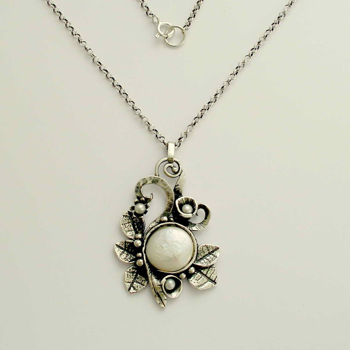 アクセサリー coin pearl necklace Sterling Silver Coin Pearl Opera Length Necklace Gorgeous