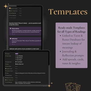 Witch’s Compendium Notion Template | Digital Grimoire | Astrology Calendar 2026 + Divination Journal Add-On image 13