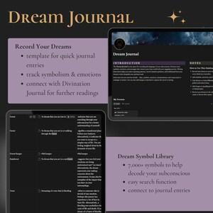 Witch’s Compendium Notion Template | Digital Grimoire | Astrology Calendar 2026 + Divination Journal Add-On image 14