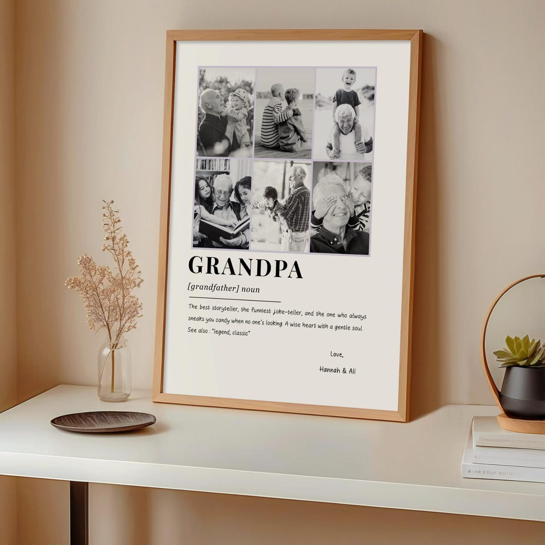 Bloque De Fotos Personalizado Para La Abuela, Bloque De Fotos Acrílico Independiente, Regalo Para La Abuela, Regalos De Navidad Para La Abuela - España
