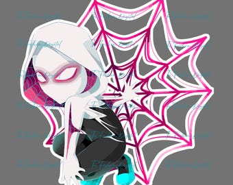 Spider Gwen Png, Ghost Spider Png, Gwen Stacy Png, Spidey Sublimation, Super Hero Png, Spider Woman, Gwen Stacy Clipart, Digital Download