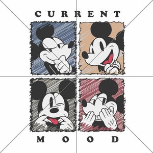 Retro Mickey Mouse Png, Mickey Mouse Clipart, Cute Mickey Png, Magic Kingdom Png, Mickey Head Png, Family Vacation Png, Vacay Mode Png image 2