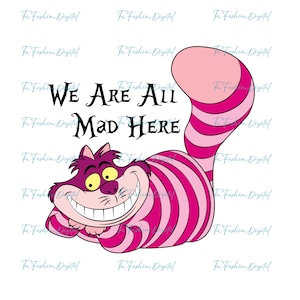 Chat de Cheshire Png, We Are All Made Here Png, Alice au pays des merveilles Png, clipart chat de Chesire, Alice au pays des merveilles Clipart, chat d'Alice du Cheshire