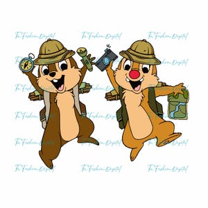 Chip N Dale-safari png, dierenrijk png, Chip N Dale-clipart, Double Trouble png, safarireis png, familievakantie png, beste vrienden png