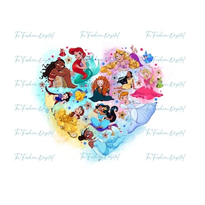 Princess Squad Png, Best Friends Princess Png, Besties Png, Magical Castle Png, Vacay Mode Png, Princesses Png, Png File For Sublimation