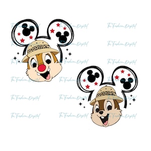 Chip i Dale Png, Double Trouble Png, Koszulka Double Trouble, Koszulka Chip i Dale, Koszulka dla najlepszego przyjaciela, Postacie z kreskówek, Prezent dla najlepszego przyjaciela