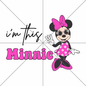 Soy esta Minnie PNG, Princesa de cumpleaños PNG, Minnie Mouse PNG, Minnie linda PNG, imágenes prediseñadas de Minnie Mouse, Modo vacaciones PNG, Reino Mágico PNG imagen 4
