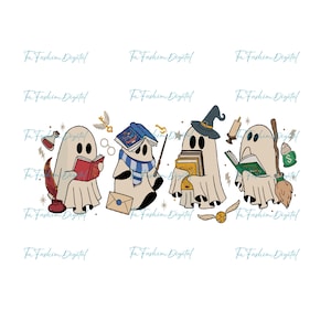Amante de los libros divertidos PNG de Halloween, Fantasma mago PNG, Fantasma de Halloween PNG, Fantasma PNG, Temporada espeluznante Png, Halloween de libros PNG, Amante de los libros Png