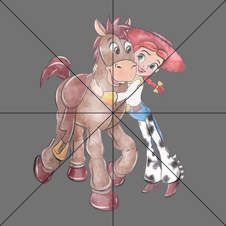 Retro Toy Story png, Jessie och Bullseye png, Du har en vän i mig png, Toy Story Clipart, Familjesemester png, Toy Story-karaktärer png bild 2