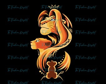 Digital Lion King, Lion King PNG Clipart Instant Download, Simba PNG, Lion King Birthday, Simba Clipart, Lion King Shirt, Cute Simba PNG