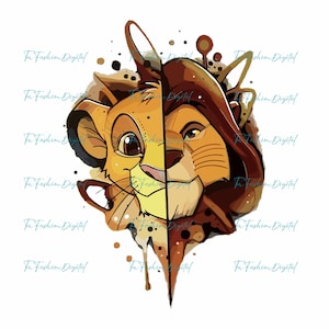 Rey León Digital Png, Simba Clipart, Hakuna Matata Png, Animal Kingdom Png, Mufasa Png, Lindo Simba Png, Rey León Imprimible, Simba Mufasa