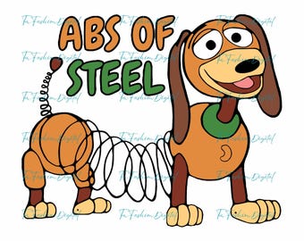 Perro Slinky de acero ABS PNG, Clipart de perro Slinky, Personajes de Toy Story PNG, Clipart de Toy Story imprimible, Modo vacaciones PNG, Viaje familiar PNG