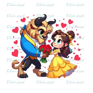 La bella e la bestia PNG, Belle Png, Bestia Png, Principessa Png, La bella e la bestia Clipart Belle Cricut, Bellezza bestia arte, Clipart di bellezza