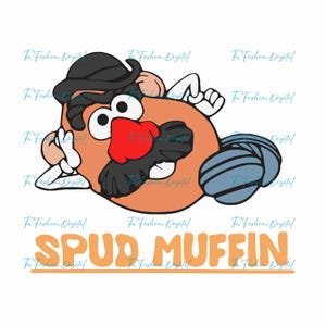 Toy Story Png, Mr. Potato Png, Spud Muffin Png, Toy Story Clipart, Spud Muffin Design, Mr. Potato Head Png, Toy Story Mr. Potato Head Png