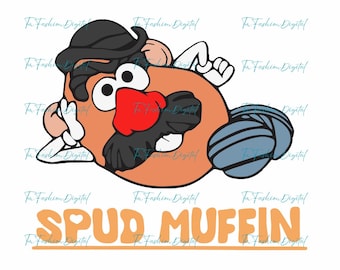 Toy Story Png, Mr. Potato Png, Spud Muffin Png, Toy Story Clipart, Spud Muffin Design, Mr. Potato Head Png, Toy Story Mr. Potato Head Png