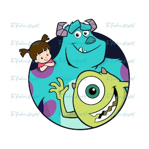 Monsters Inc Png, Monsters University Png, Monsters Head Png, Sully Png, Mike Png, Boo Png, Cartoon Characters Png, Monsters Inc Clipart