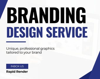 Standard Branding Service, Custom Logo, Color Palette, Font Pairing, Social Media Kit, and Fast Turnaround for a Professional Brand Identity
