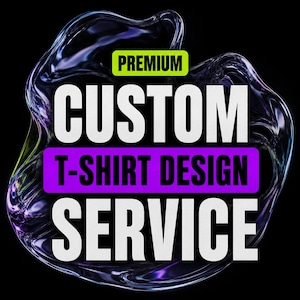 Servizio di progettazione di magliette personalizzate, grafica POD, progettazione di merchandising e abbigliamento, progettazione di magliette personalizzate a partire dalla tua idea, assumi un grafico.