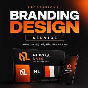 Diseño de identidad de marca personalizado, kit de marca completo, diseño de logotipo moderno para empresas emergentes, guía de estilo de marca corporativa, paquete de logotipo personalizado