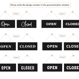 Open/closed Door Sign - Glass Door Signage for Shops, Restaurants, and ...