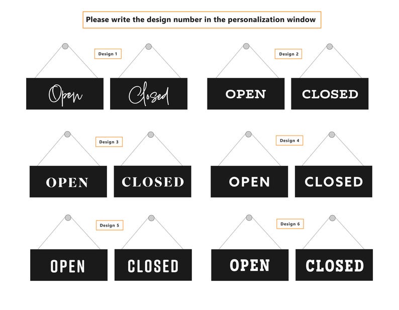 Open/closed Door Sign - Glass Door Signage for Shops, Restaurants, and ...