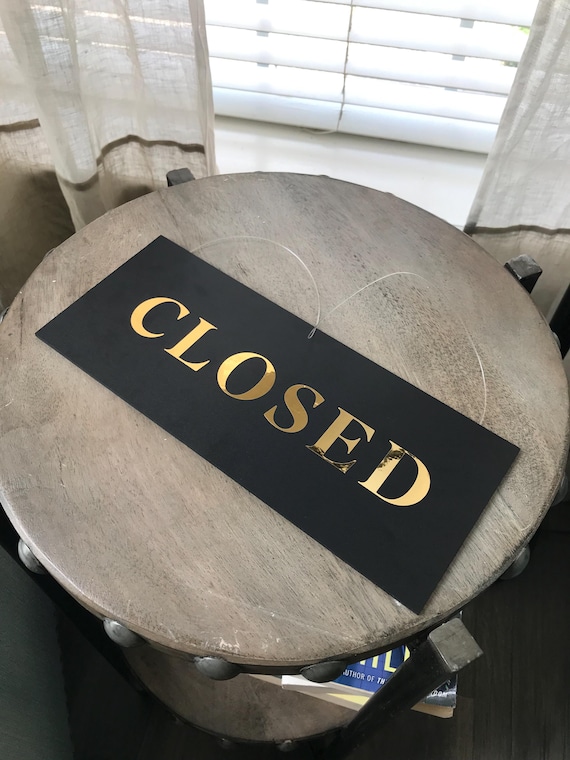Open/closed Door Sign - Glass Door Signage for Shops, Restaurants