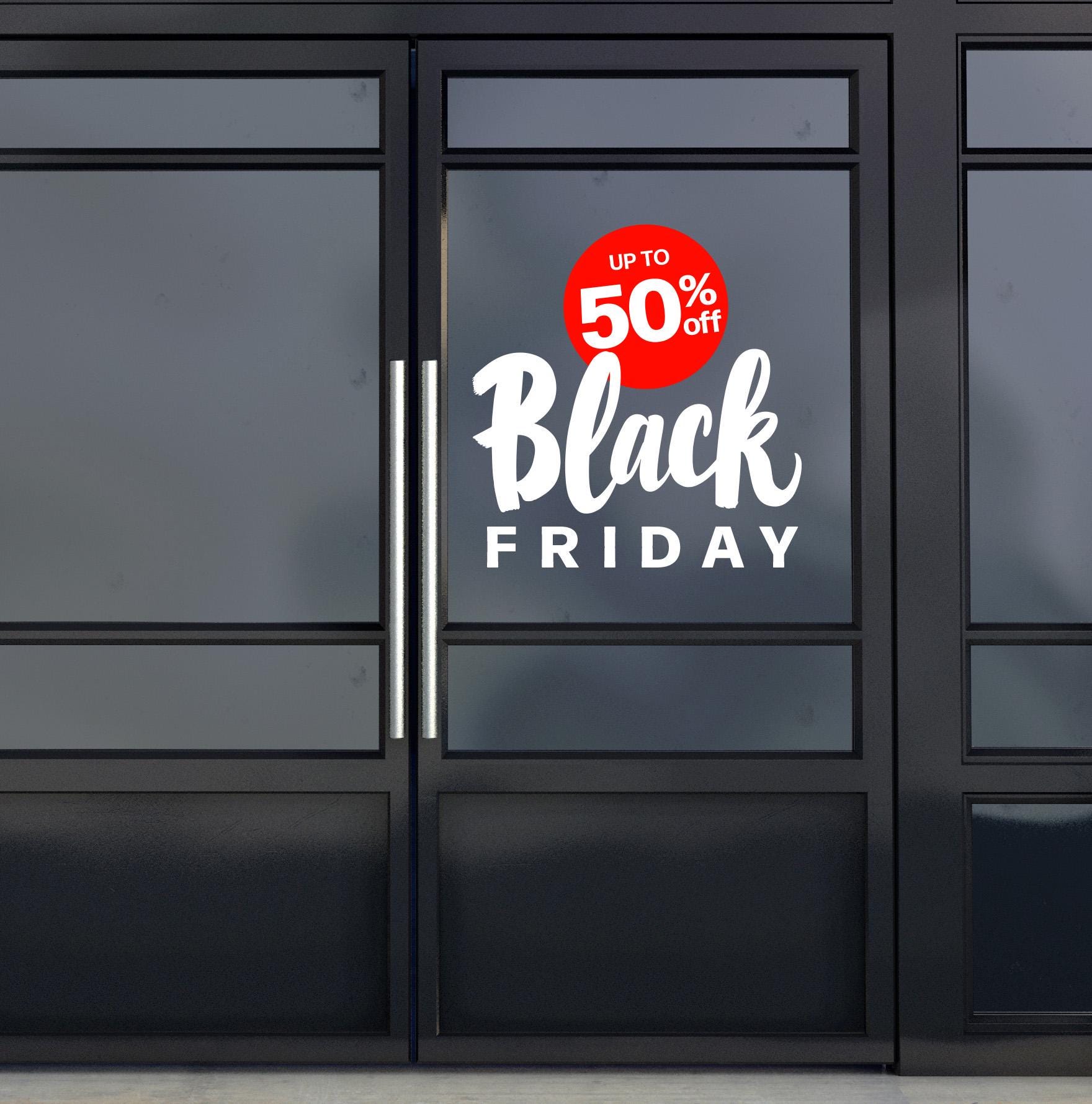 Black Friday Sale Window Decal - Perfect for Shops & Businesses - Eye ...