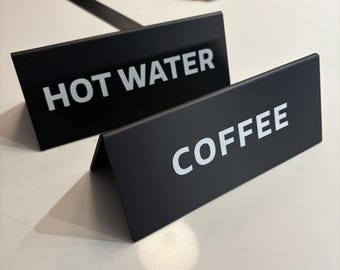 Letrero de mesa personalizado, letrero de plástico personalizado, letrero de comida y bebida, letrero de mesa para eventos, letrero de buffet, decoración para bodas, letrero publicitario para negocios