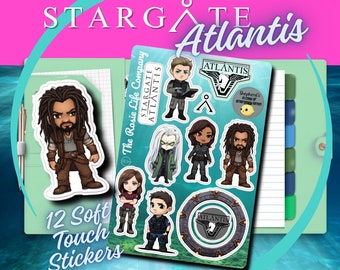 Stargate Atlantis Sticker Bogen