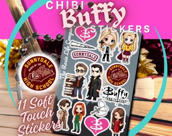 Chibi Buffy The Vampire Slayer Sticker Bogen