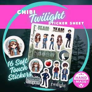 Chibi Twilight Sticker Bogen