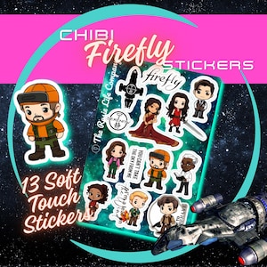 Stickervel Chibi Firefly - The Serenity Crew