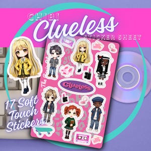 Chibi Clueless-stickervel