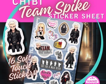 Chibi Team Spike Sticker Bogen