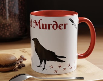 Attempted Murder, Crows, Accent Coffee Mug (11, 15oz)