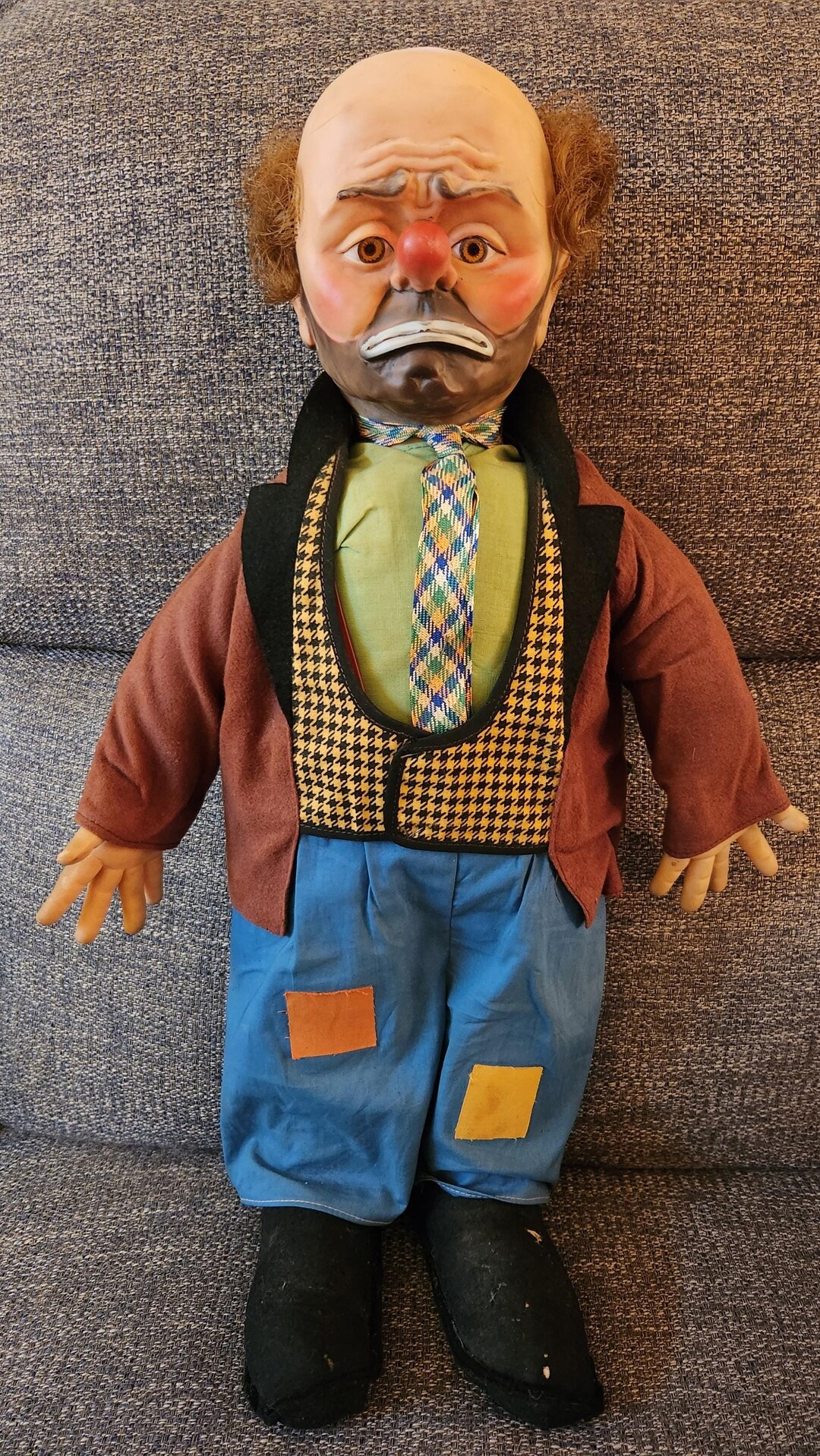Emmett Kelly willie the Clown Toy Hobo Etsy