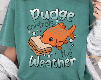 Disney Lilo and Stitch Pudge Controls The Weather Shirt, Disney Fish Pudge T-shirt, Disneyland Family Matching Shirt, Magic Kingdom Tee
